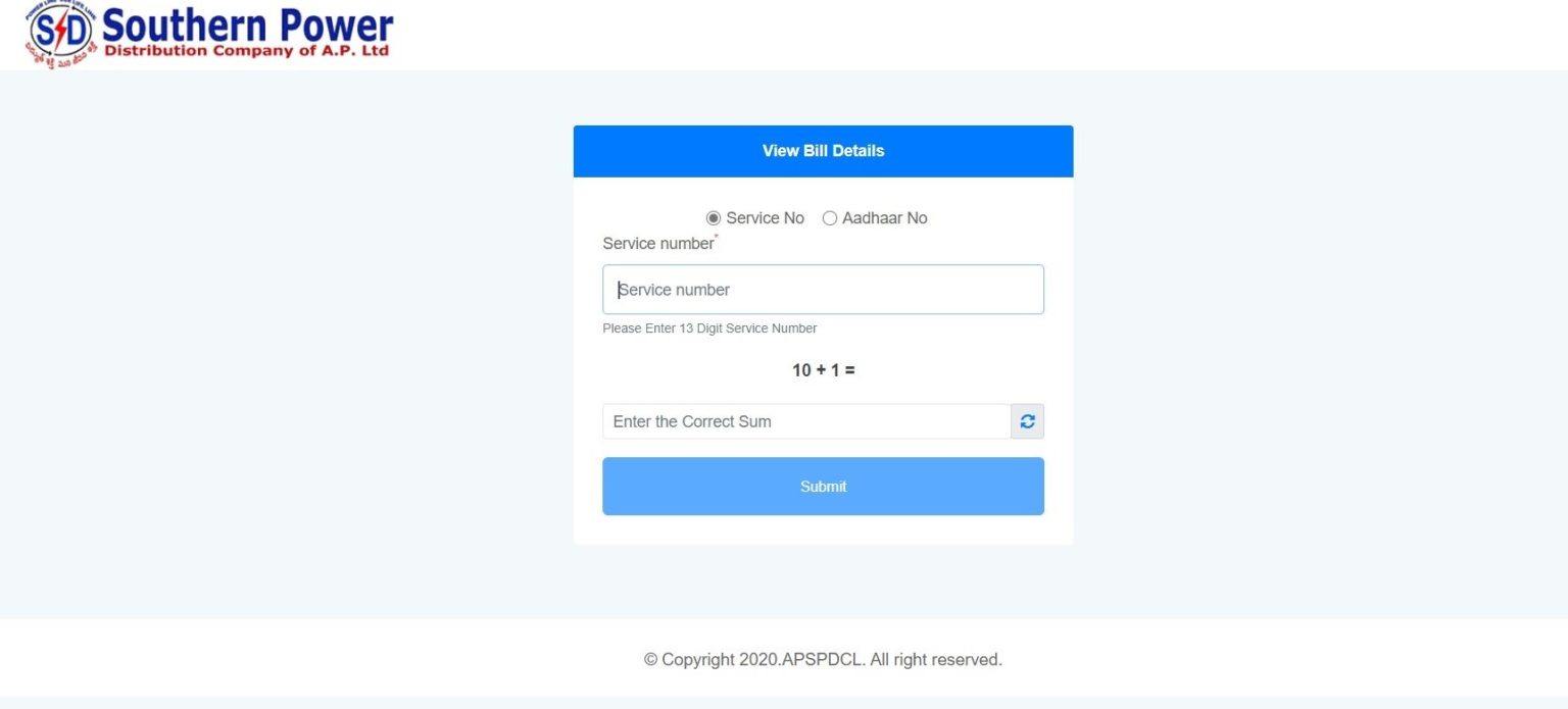 APSPDCL Bill Payment: APSPDCL Billdesk, AP Electricity Bill