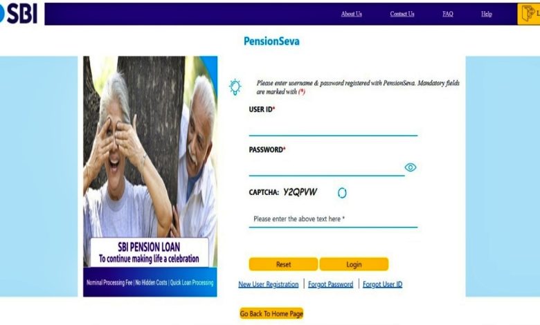 SBI Pension Seva Portal