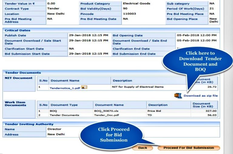 Rajasthan Eprocurement Online Bid, Registration