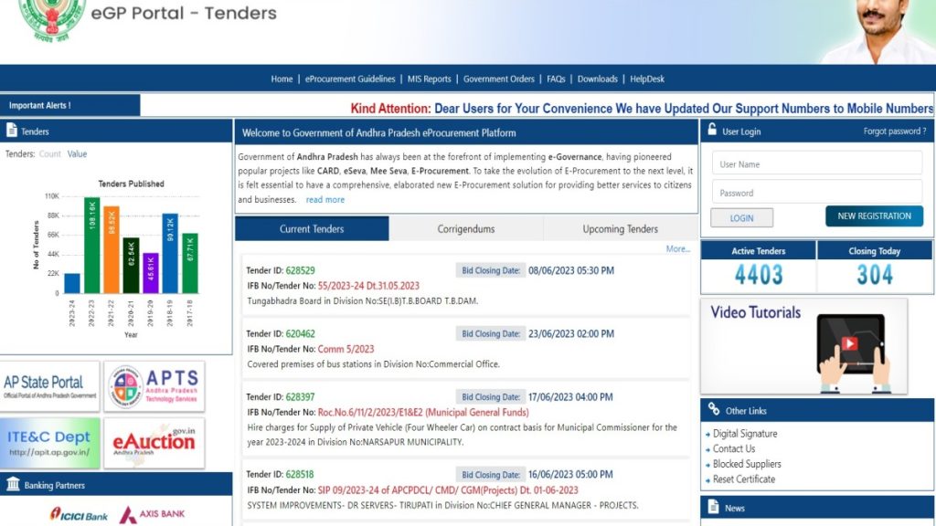 Rajasthan Eprocurement Online Bid, Registration