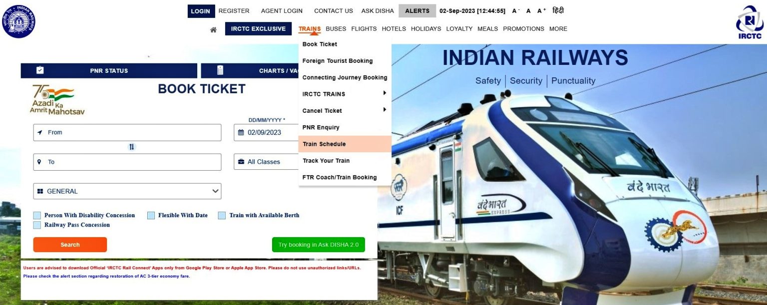 IRCTC Trains: Book Train, Flight And Bus Tickets Online