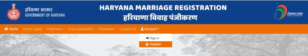 Haryana marriage certificate Registration